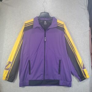 Los Angeles Lakers Jacket Womens Large NBA‎ Basketball Windbreaker Qore